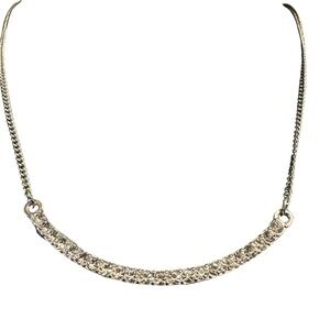 FASHION NECKLACE WITH WHITE STONES